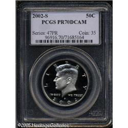 2002-S 50C  PR70 Deep Cameo PCGS. The design detail