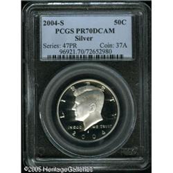 2004-S 50C  Silver PR70 Deep Cameo PCGS. One of the