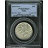 Image 1 : 1938 50C  Arkansas MS65 PCGS. Boldly defined and ex