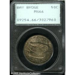 1936-S 50C  Bay Bridge MS66 PCGS. In a first genera