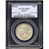 Image 1 : 1935-S 50C  Boone MS67 PCGS. Typically well struck