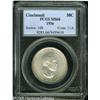 Image 1 : 1936 50C  Cincinnati MS66 PCGS. Predominantly milky