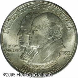 1923-S 50C  Monroe MS65 PCGS. A Gem condition rarit