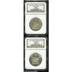 1925 Medal  Norse Thick Planchet MS65 NGC, sharp an