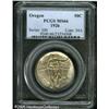 Image 1 : 1926 50C  Oregon MS66 PCGS. Delicate mauve-gray pat