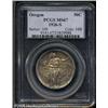 Image 1 : 1926-S 50C  Oregon MS67 PCGS. Both sides exhibit or