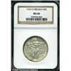 Image 1 : 1933-D 50C  Oregon MS66 NGC. A satiny, cream-colore
