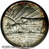 Image 2 : 1937-D 50C  Oregon MS68 NGC. A supremely produced a