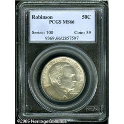 1936 50C  Robinson MS66 PCGS. Well impressed, with