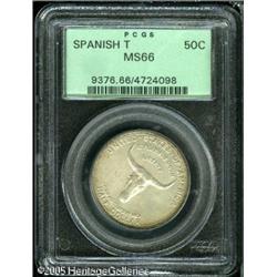 1935 50C  Spanish Trail MS66 PCGS. Typically well s