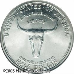 1935 50C  Spanish Trail MS67 NGC. Satin luster roll