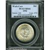 Image 1 : 1952 50C  Washington-Carver MS66 PCGS. Well struck