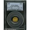Image 3 : 1905 G$1  Lewis and Clark MS63 PCGS. There is a sho