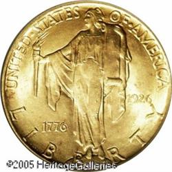 1926 $2 1/2  Sesquicentennial MS65 PCGS. Clean and