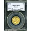 Image 1 : 1908 $5  MS63 PCGS. A liberally frosted example wit