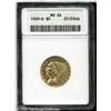 Image 3 : 1909-D $5  MS64 ANACS. Highly lustrous with bright