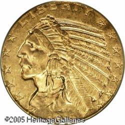 1911-D $5  MS62 PCGS. One of the key dates to this