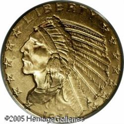 1911-S $5  MS63 PCGS. Very well struck, as is more