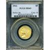 Image 1 : 1913 $5  MS63 PCGS. A generally smooth mustard-yell