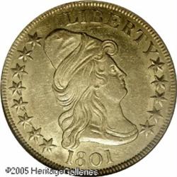 1801 $10  MS61 NGC. B. 2-B, Taraszka-25, R.3. Brigh