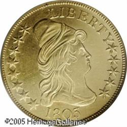 1803 $10  Small Stars Reverse--Improperly Cleaned--NC