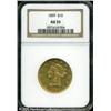 Image 3 : 1859 $10  AU55 NGC. The 1859 is a rare issue with o