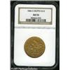 Image 3 : 1866-S $10  Motto AU53 NGC. Because of the time and
