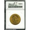 Image 1 : 1886-S $10 --Repunched Date--MS63 ANACS. The 6 in t
