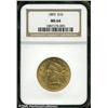 Image 1 : 1893 $10  MS64 NGC. Straw-gold, lustrous surfaces e