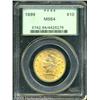 Image 1 : 1899 $10  MS64 PCGS. Apricot-gold surfaces display