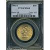 Image 1 : 1901-S $10  MS64 PCGS. Pinpoint striking details an