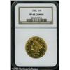 Image 3 : 1905 $10  PR65 Cameo NGC. The 1905 is a rare date a