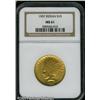 Image 1 : 1907 $10  No Motto MS61 NGC. Deep yellow-gold color