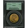 Image 1 : 1910-D $10  MS63 PCGS. Well struck with bright, sat