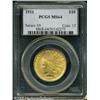 Image 1 : 1911 $10  MS64 PCGS. Soft luster underlays peach-go