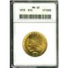 Image 1 : 1913 $10  MS62 ANACS. Well struck, with lustrous ye