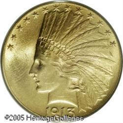 1913 $10  MS64 PCGS. A frosty, well preserved examp