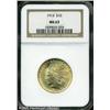 Image 1 : 1914 $10  MS63 NGC. Yellow-gold, lustrous surfaces