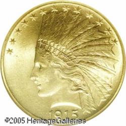 1915 $10  MS65 NGC. While numerous collections of 2