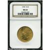 Image 1 : 1932 $10  MS64 NGC. Soft luster underlays peach-gol