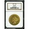 Image 1 : 1851 $20  AU58 NGC. A well struck representative th