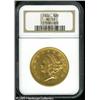 Image 1 : 1852 $20  AU53 NGC. Abundant bright luster dominate