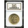 Image 1 : 1852 $20  AU58 NGC. An attractive, lustrous and app