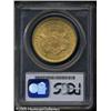 Image 4 : 1852 $20  MS62 PCGS. By Type One Double Eagle stand