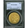 Image 3 : 1853/2 $20  XF45 PCGS. Breen-7162. An unmistakable