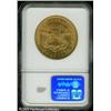 Image 2 : 1855-S $20  AU53 NGC. Bright golden remaining luste