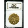 Image 1 : 1857 $20  AU53 NGC. Well struck with an attractive