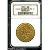 Image 3 : 1857 $20  MS61 NGC. Ex: Eagle Collection. The 1857
