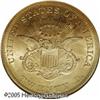 Image 2 : 1858-S $20  AU58 NGC. A very lustrous and attractiv