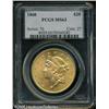 Image 3 : 1860 $20  MS63 PCGS. This is an extremely important